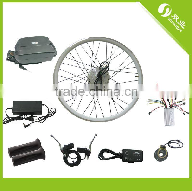 CE battery Electric bicycle kit / E bike conversion kit / 24V/36V/48V 250-1000W Motor