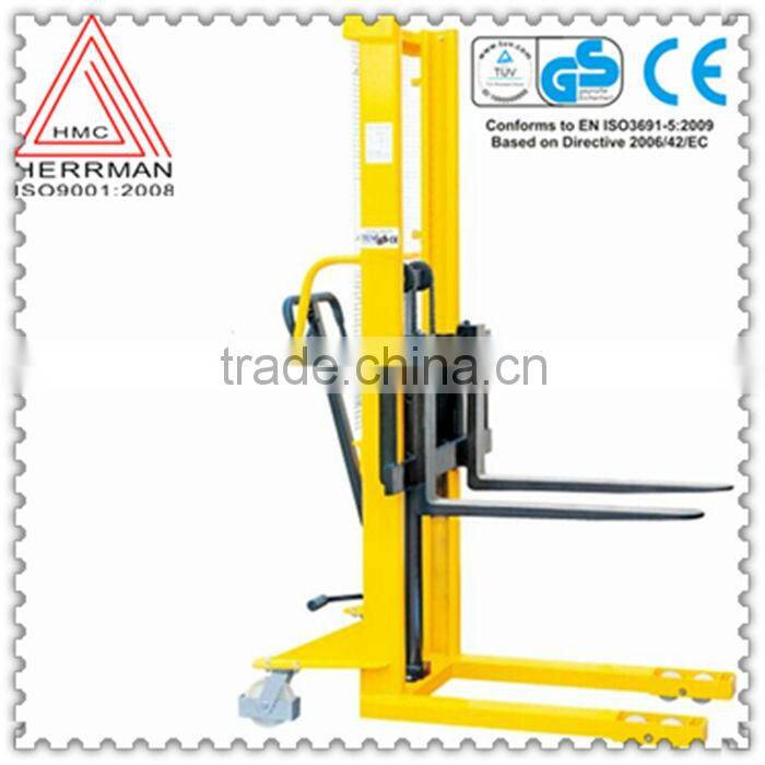 (HERRMAN)Hot Sale Hydraulic Manual Stacker CE