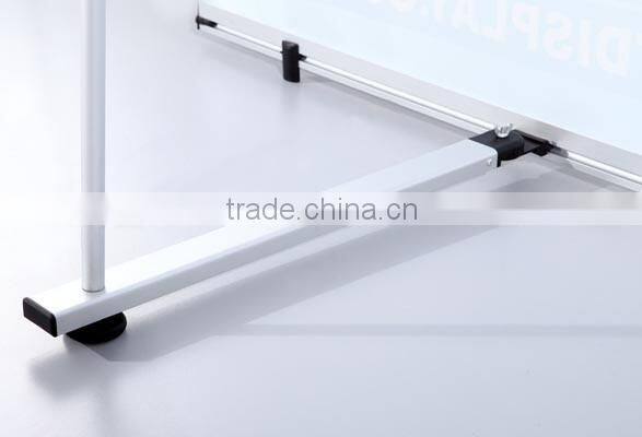 Aluminum single side L banner stand