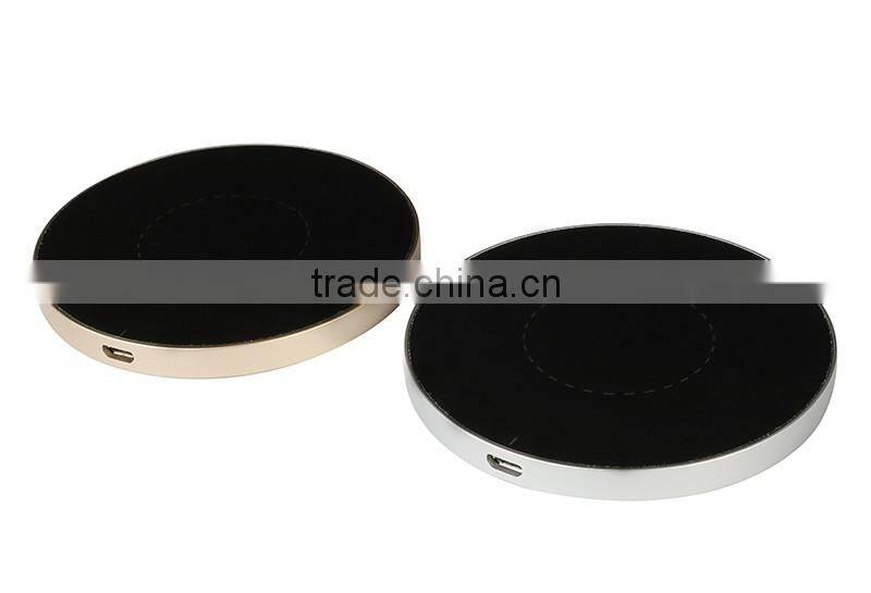 Micro USB qi wireless charger Metal Charger For Iphone Charger Portable Wireless charger