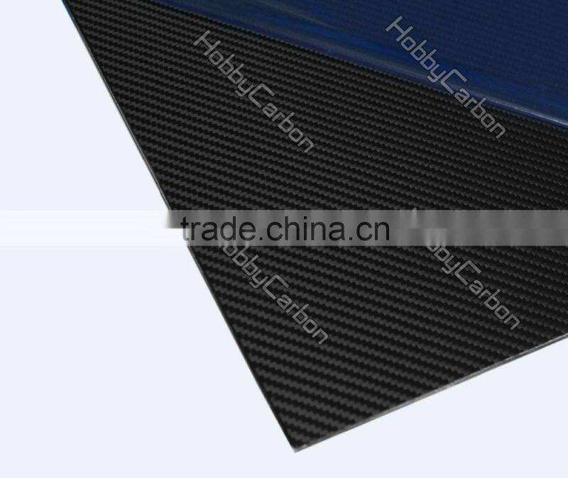 Heat pressed high quality carbon fiber cloth HCF024 200x300x0.5mm