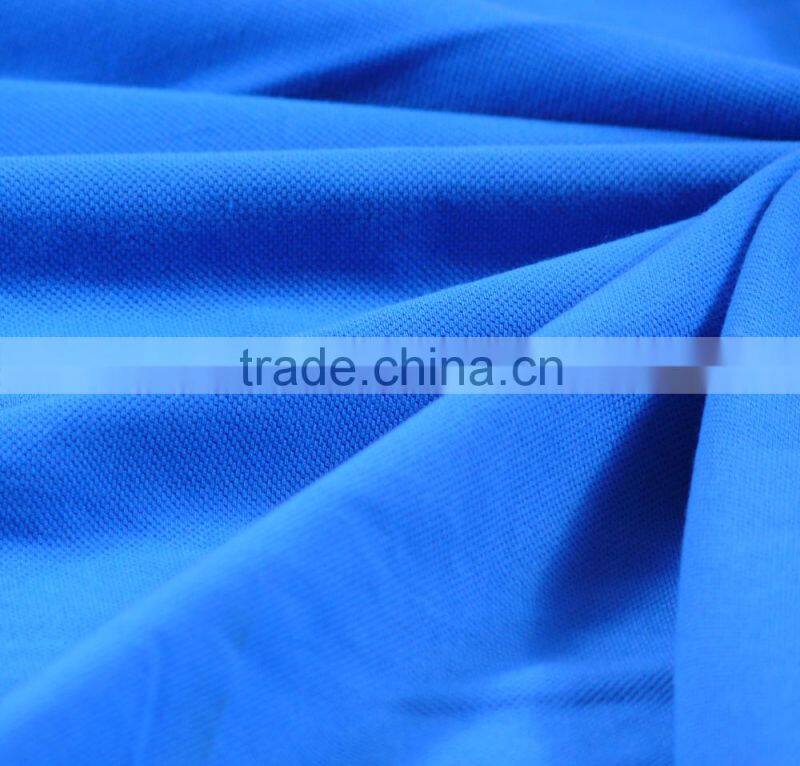 60% Cotton - 40% Polyester Beehive Pique Knitting fabric - Blue