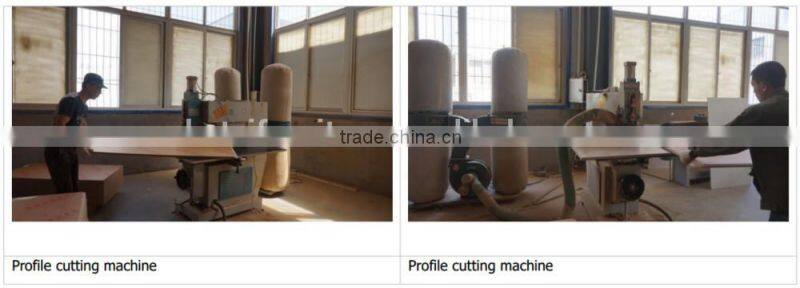 Bright color modern kitchen cabinets, wooden sideboard