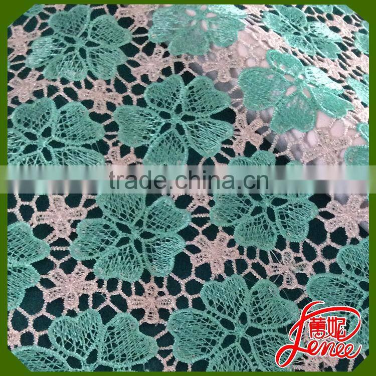 2016 New Year High quality Fashionable Design Chemical Embroidery Fabric
