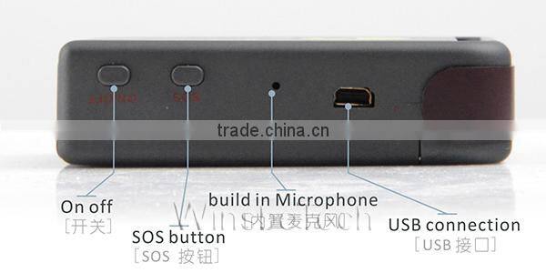 mini gps tracker TK102 for personal/vehicle/pet with SOS alarm