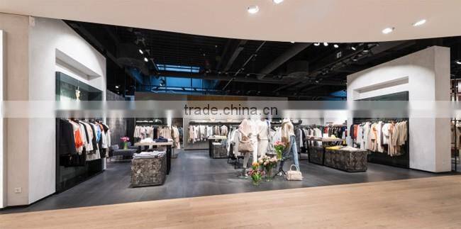 Custom good quality durable retail display furniture for clothing