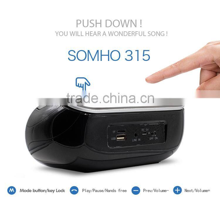 Shenzhen factory with ISO9001 top selling micphone bluetooth speaker