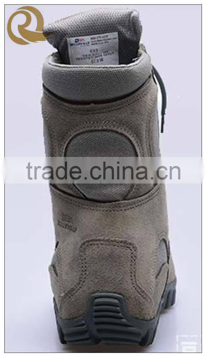 Good quality outdoor genuine leather military comabt tactical boots