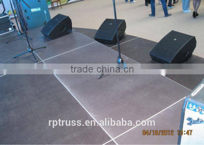 RP 4 legs stage with telescopic legs for activities