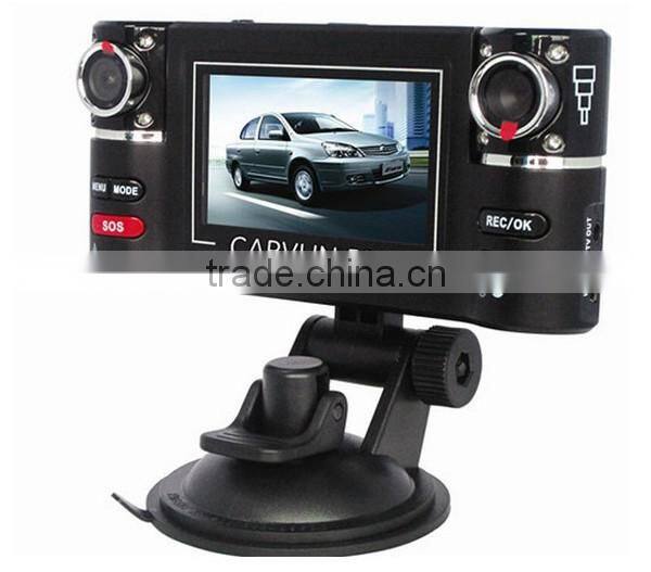 Dual Camera Car DVR Driving Recorder Video Audio Recorder Camcorder Black box