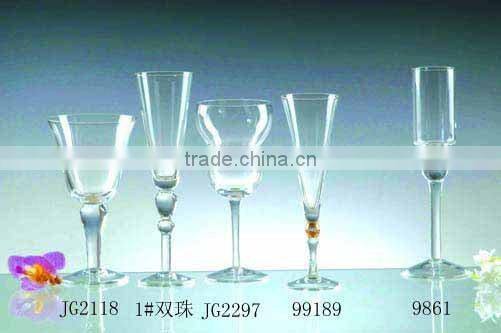 2013 hot selling wholesale glass water goblets