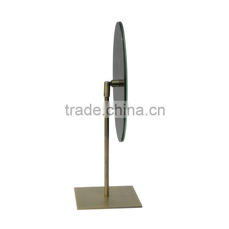 Rotatable rolling standing cosmetic mirror