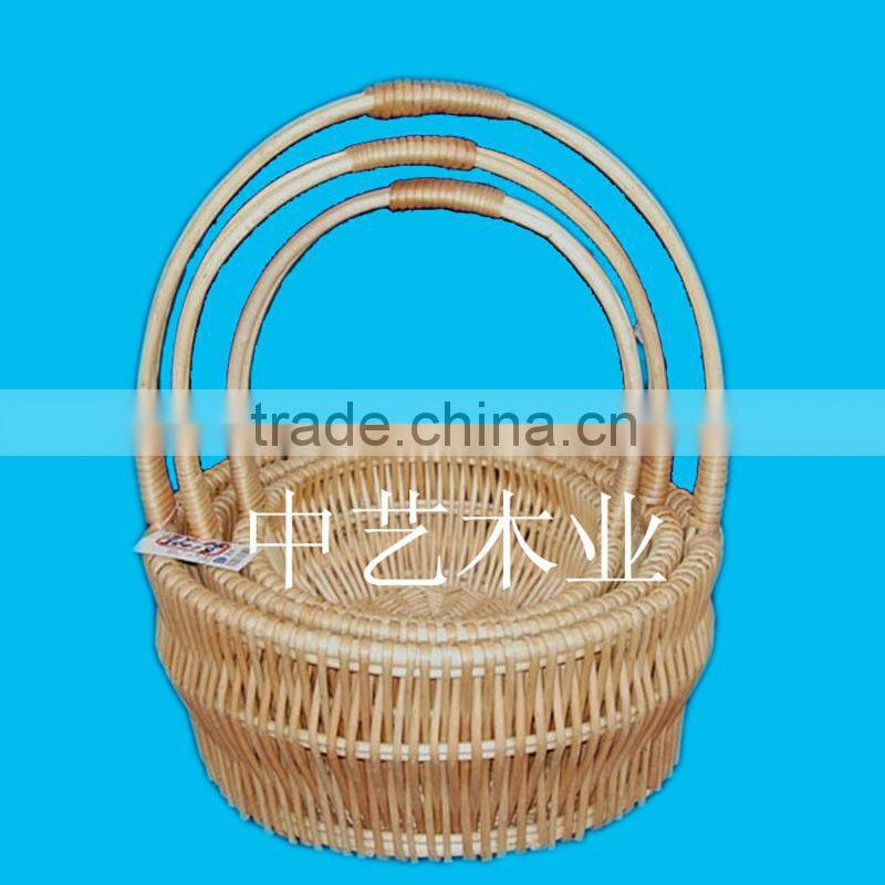 Colorful Wicker Basket for Christmas Day