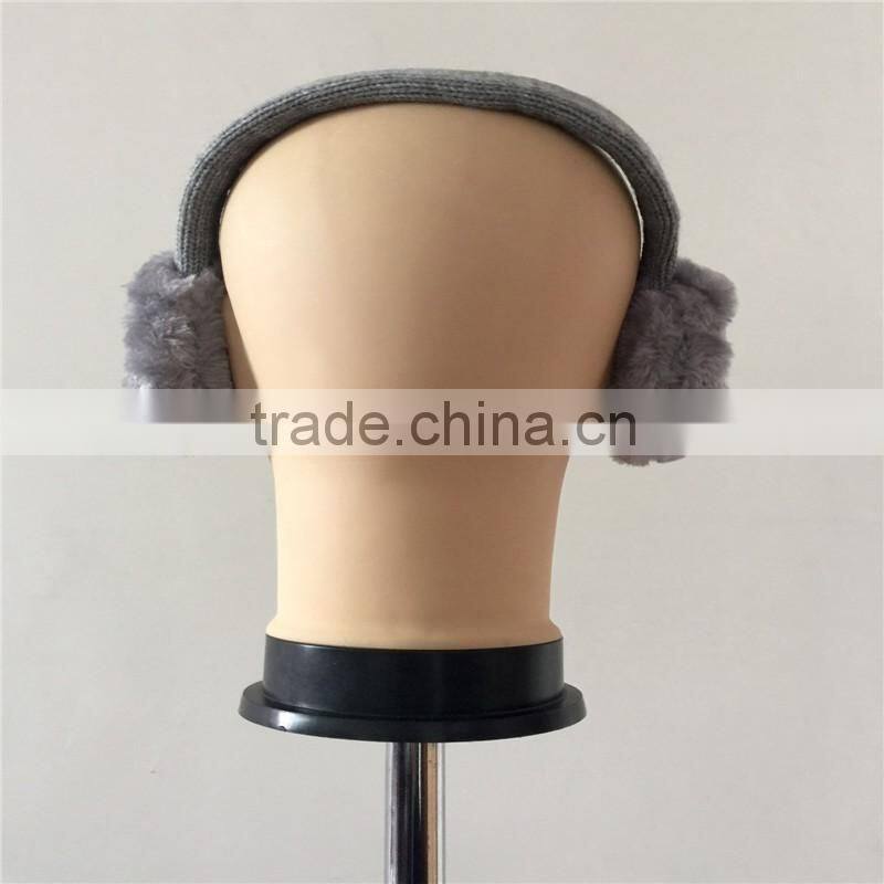 2016 Wireless Bluetooth Earmuffs Music Headset Stereo Headphone Winter Warm Knitted Earmuff