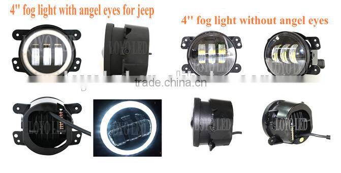 4Inch 30w projector lens LED fog lights with halo ring for wrangler fog lights
