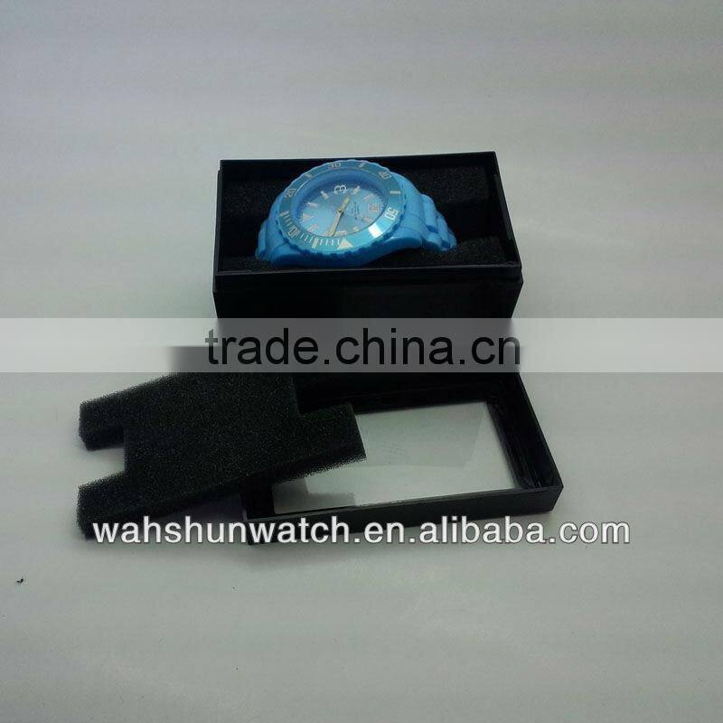 Custom logo printed cardboard leather paper jewelry box wholesale