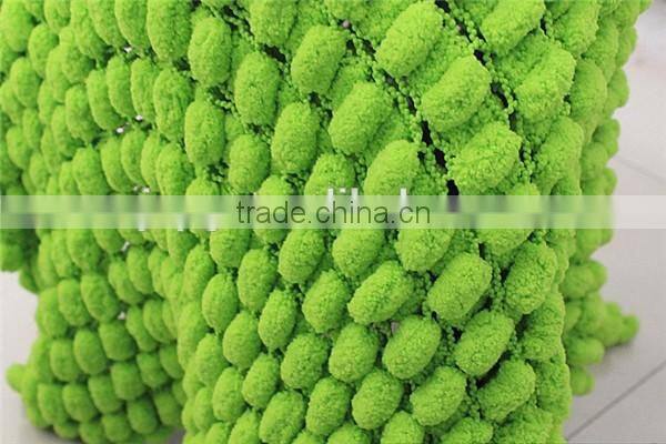 white color Pom Pom Blanket Prop