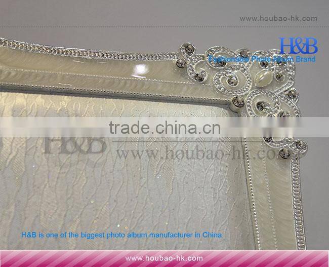 latest/new design product wedding photo album H&B Top grade album romantic leather photo album