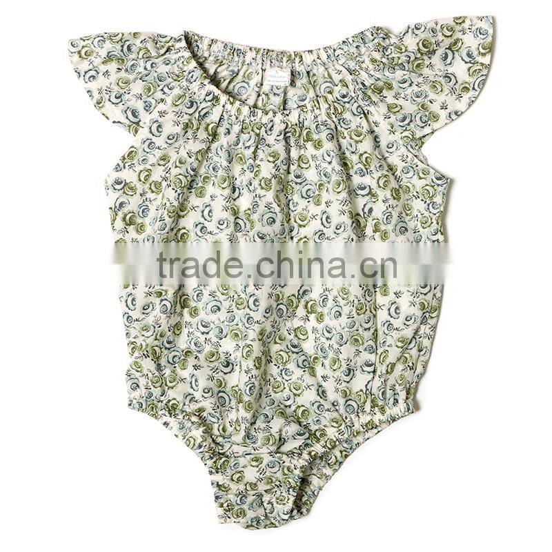 kids clothes floral baby romper newborn baby romper