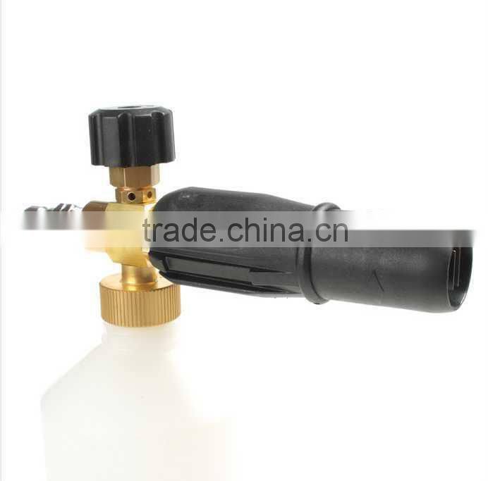 Brass snow foam spray with 1"4 in connector for washing cars motorcycles