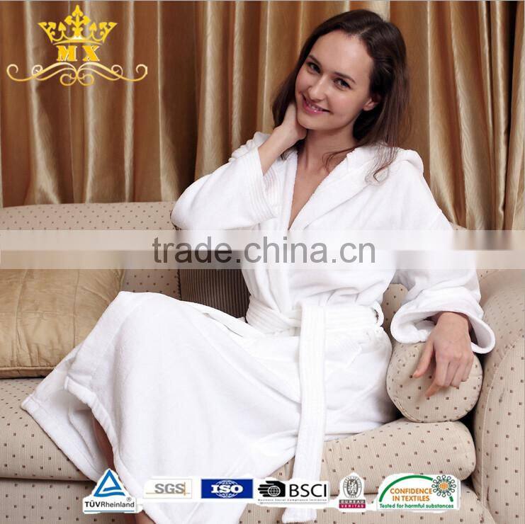 Super Soft Japanese Style 100% Cotton Fancy Wool Bathrobe