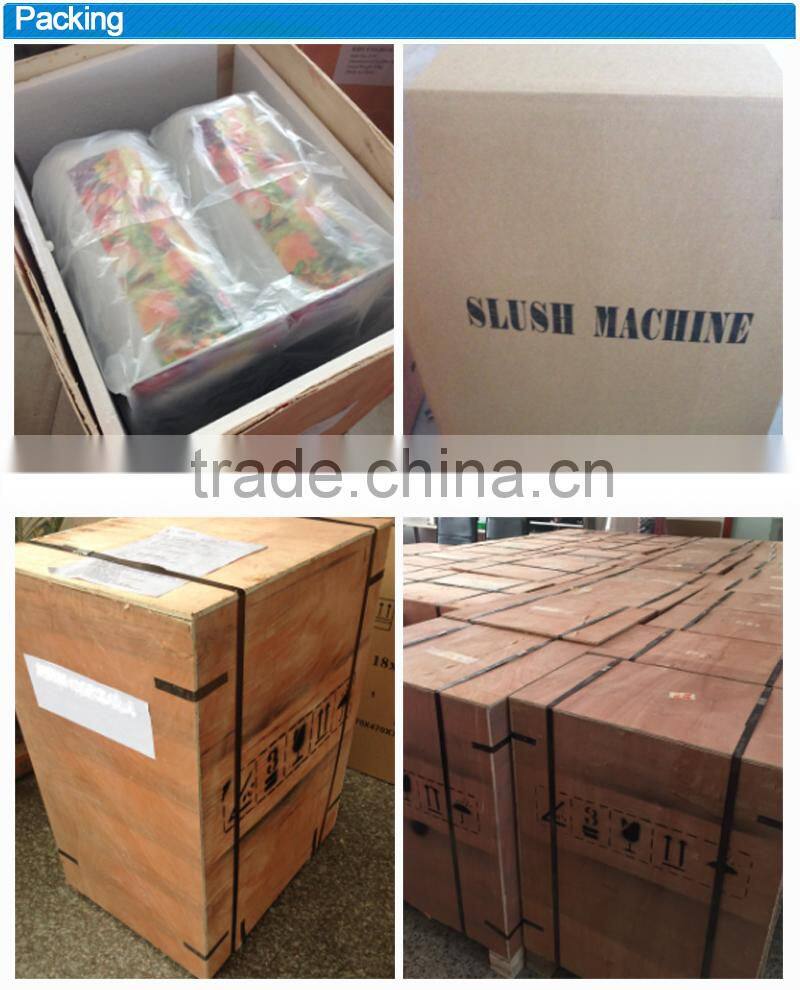 Milk mixer machine three tank stainless steel panel slush puppies machine