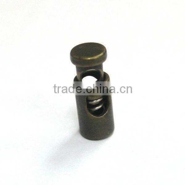 2016 high quality metal double cord lock/stopper for garments