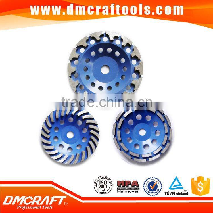 Turbo Row Diamond Grinding cup Wheel