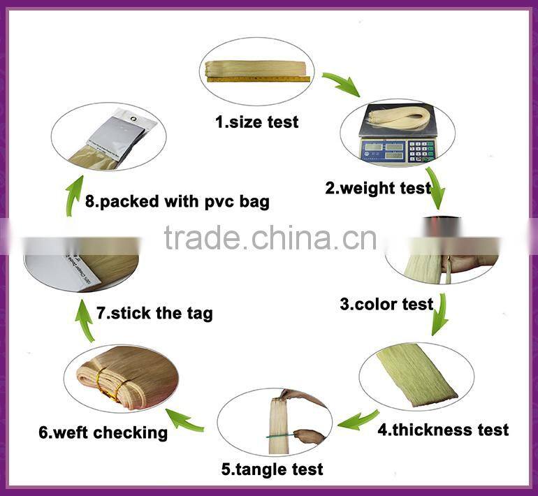 6a Full Cuticles Shiny Silky Straight Indian Hair Weft