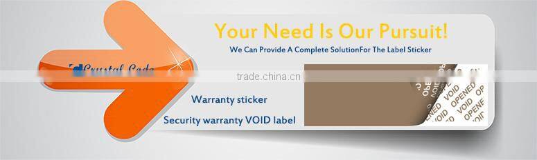 Custom paper VOID warranty seal sticker printing label, Security warranty VOID label, Tamper proof evident seal labels sticker