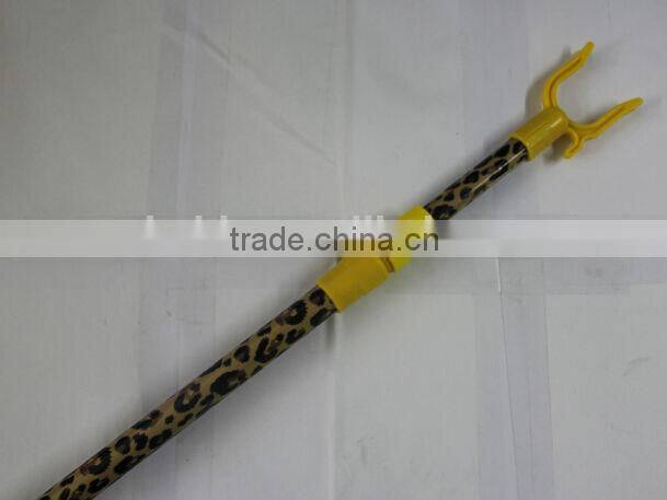 Telescopic cover metal handle with Cloth hanger fork in high quanlity