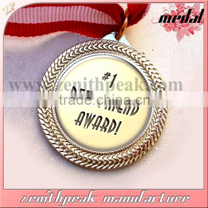 customized sports metal medal for promotion