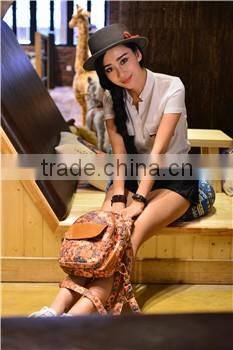 Fashionable canvas bags backpack for women