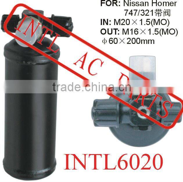 Air conditioning ac Receiver Drier a/c receiver Dryer / Accumulator 60x200mm Filter Drier FOR Nissan Homer with switch