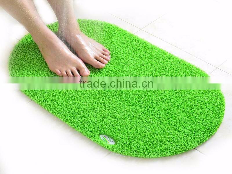 Non-slip bath mat waterproof coil