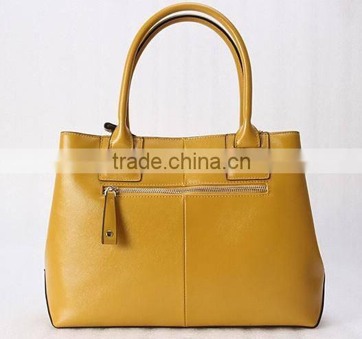Factory Genuine Leather Customized Lady Handbag Ladies 2016