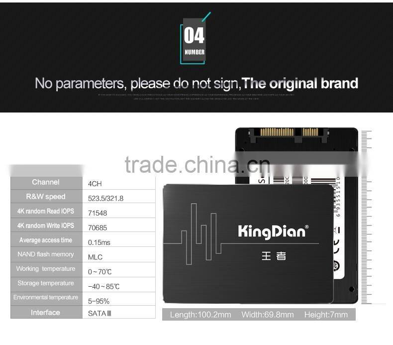 KingDian Solid State Drive ssd 120gb sata3 2.5inch ssd Internal/External Hard Drive For MacBook and PC