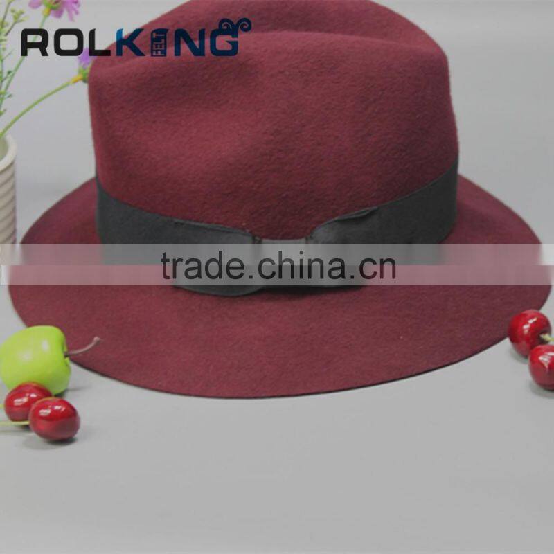 qualified wool felt top hat fashion top hat