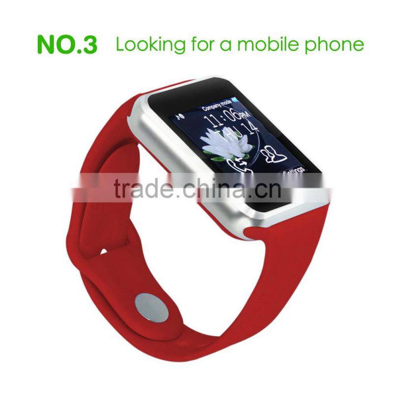 2016 New Smart Bluetooth Watch M26 With Led Display / Dial / Alarm / Music Player / Pedometer For Android Ios Mobile Phone