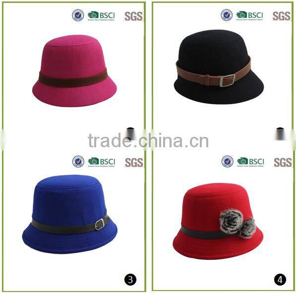 35% cotton 65% polyester red woman felt hat pattern frees