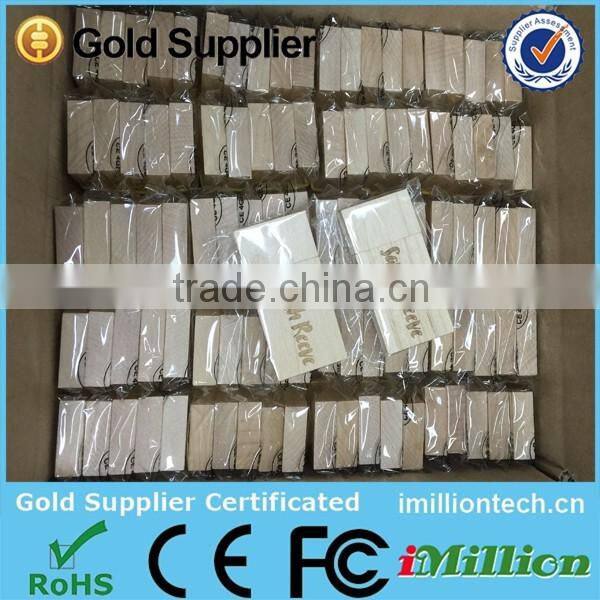 eco-friendly wood stick usb with 8gb