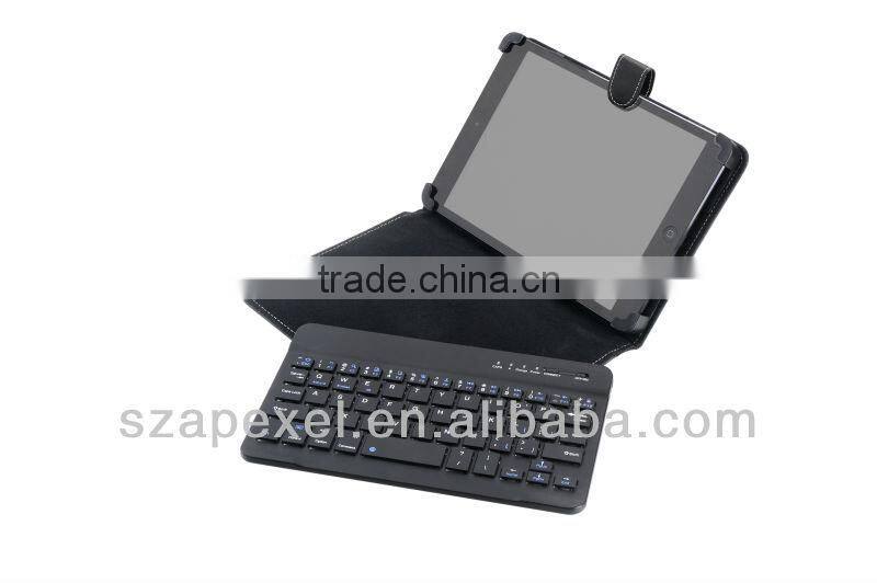 Promotional Detachable Universal Wireless Blue tooth Keyboard Case For 7-10 inch Tablet