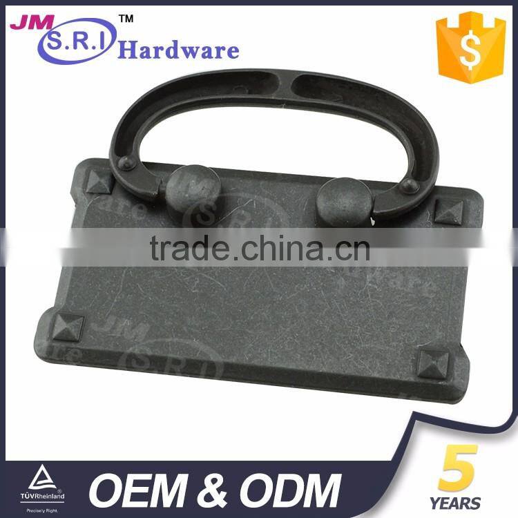 Classical style rectangle zinc alloy bedroom furniture pull handle