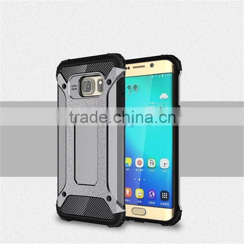 2016 Latest free sample For Samsung Galaxy S6 Edge Plus Armor Impact PC TPU phone Case ,mobile Phone Case