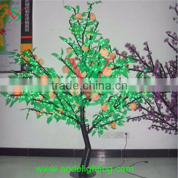 Outdoor artificial led tree light lighted fruit tree