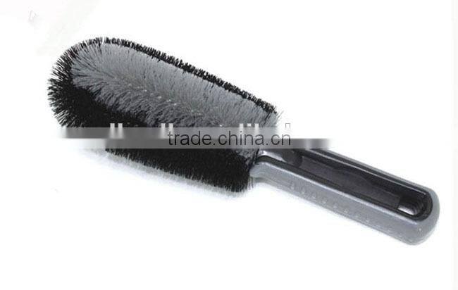 Mini car brush for washing trucks, car wheel brush