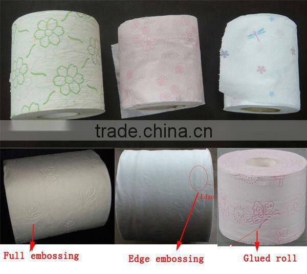 Easy Operation Embossing Peforating Laminating High Speed Automatic Toilet Tissue Paper Production Machine