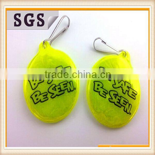 Promotional gifts custom reflective soft pvc key tags holder