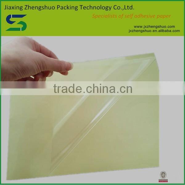 China supplier waterproof adhesive transparent sticker for glass