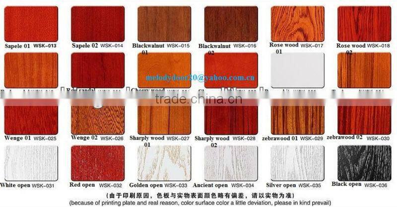 interior wooden veneer painting doors for school